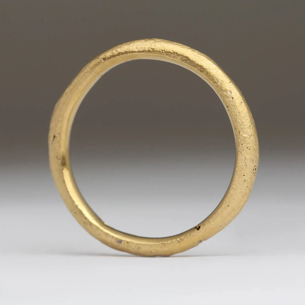 2mm Comfort Sandcast Ring - Image 5
