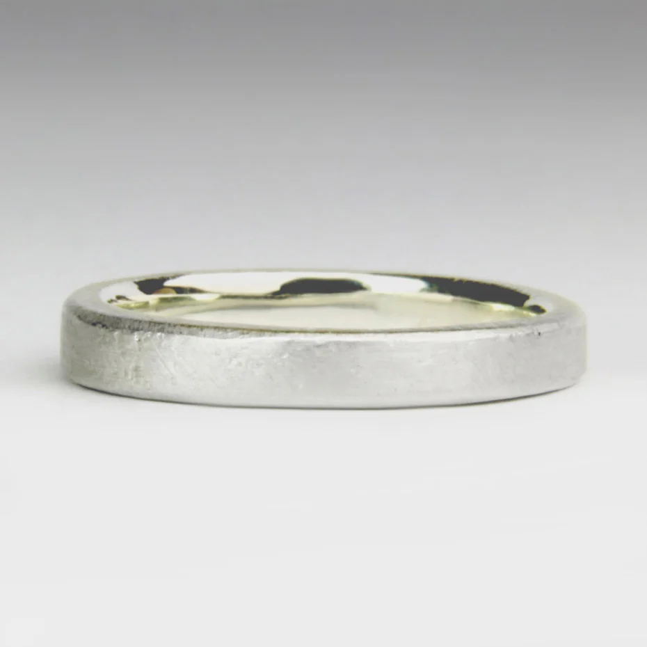 3mm Flat Sandcast Ring - Image 5