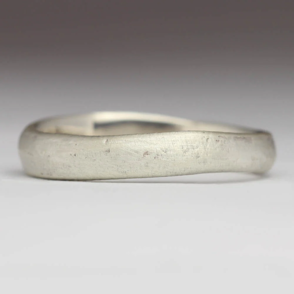 4mm Comfort Sandcast Ring - Image 7