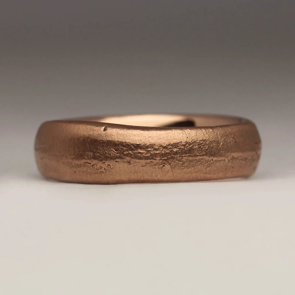 7mm Comfort Sandcast Ring - Image 8