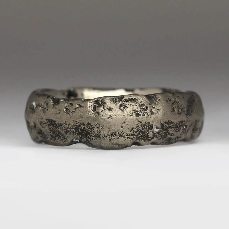 7mm Extra Texture Sandcast Ring - Image 7