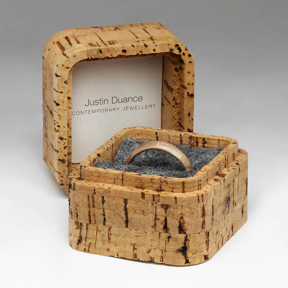 8mm Extra Texture Sandcast Ring - Image 4